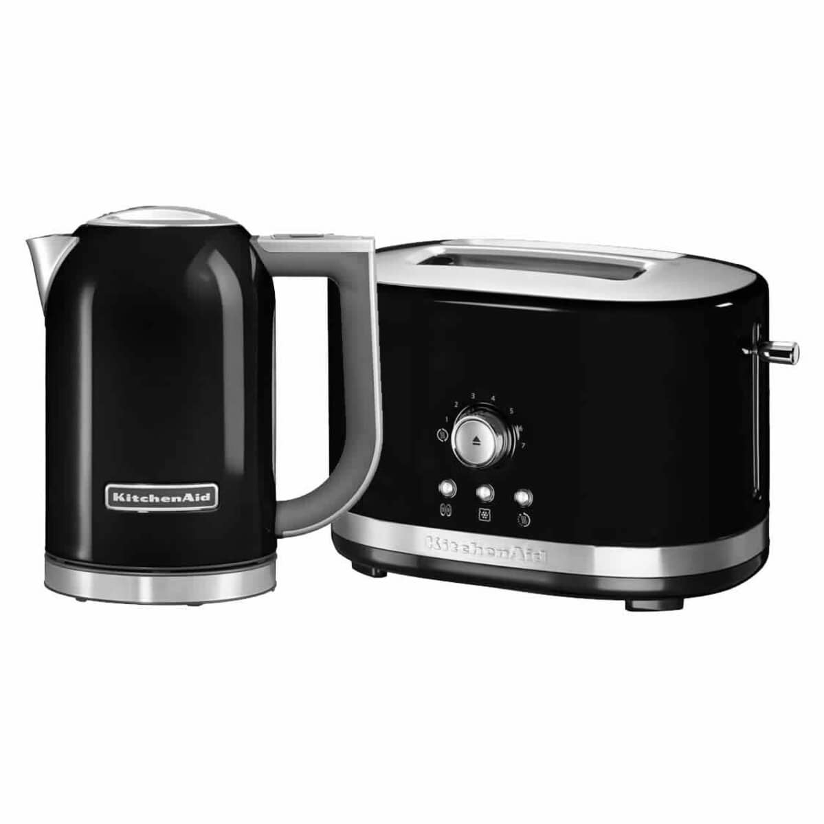 Kitchenaid Artisan Shiny Black Kettle And Toaster KitchenAid