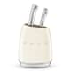 Smeg 7 Piece Knife Block Cream