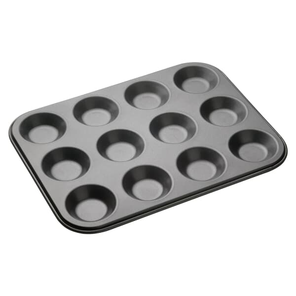 MasterClass Non-Stick 12 Hole Shallow Pan