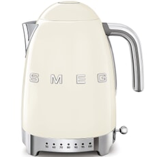 Smeg 50s Retro KLF04CRUK Kettle Variable Temperature - Cream 1.7L