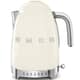 Smeg 50s Retro KLF04CRUK Kettle Variable Temperature - Cream 1.7L
