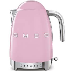 Smeg 50s Retro KLF04PKUK Kettle Variable Temperature - Pink 1.7L