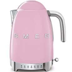 Smeg 50s Retro KLF04PKUK Kettle Variable Temperature - Pink 1.7L
