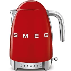 Smeg 50s Retro KLF04RDUK Kettle Variable Temperature - Red 1.7L