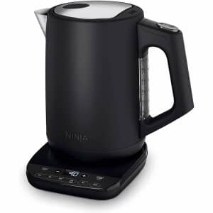Ninja Perfect Temperature Kettle Black Rapid Boil Stainless Steel
