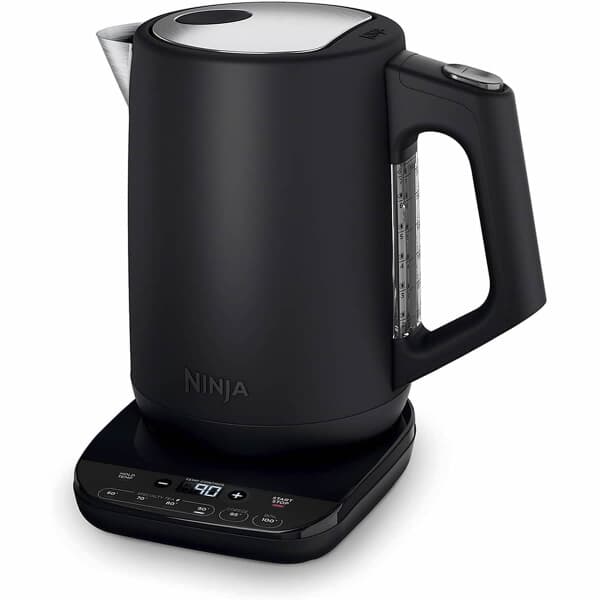 Ninja Perfect Temperature Kettle Black Rapid Boil Stainless Steel