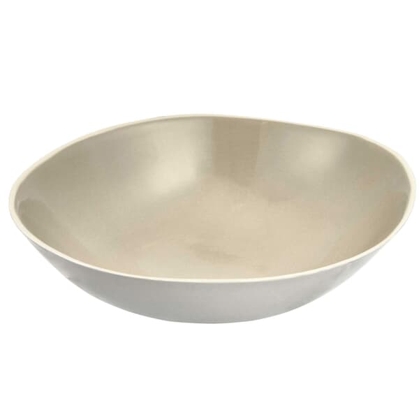 Murmur Stoneware Oval 26x7cm Serving Bowl Grey