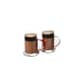 La Cafetiere Set Of 2 Copper Glass Cups