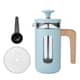 La Cafetiere Pisa 3 Cup Cafetiere Sky Blue