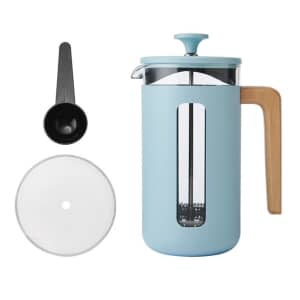 La Cafetiere Pisa 8 Cup Cafetiere Sky Blue