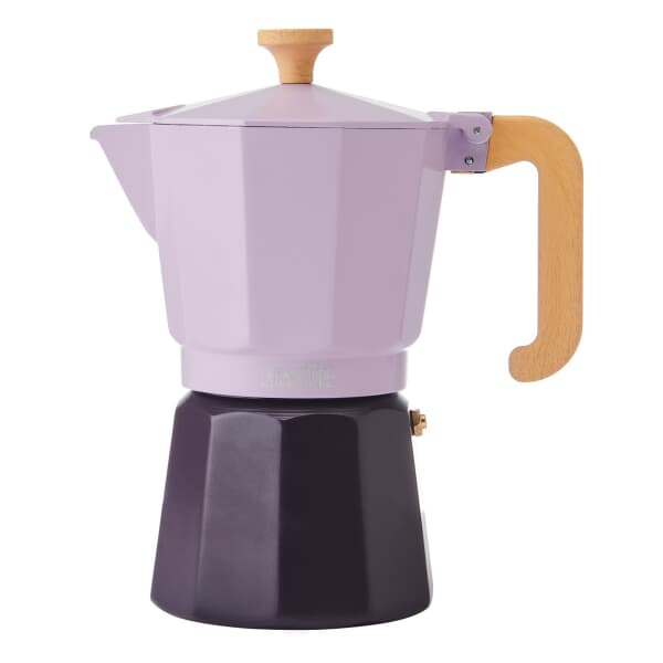 La CafetiereVenice 6 Cup Espresso Maker- Aluminium Purple