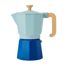 La Cafetiere Venice 6 Cup Espresso Maker- Aluminium Sky Blue