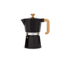 La Cafetiere Venice Aluminium Espresso Maker 6-Cup Black