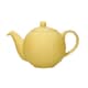 London Pottery Globe 4-Cup Textured Teapot with Strainer Yellow