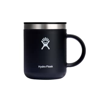 HydroFlask 12oz Travel Mug with Handle and Press-In Lid Black