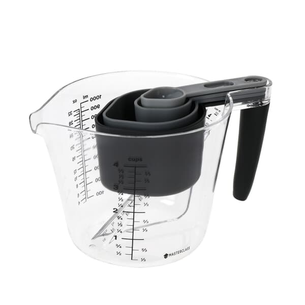 MasterClass Smart Space Measuring Spoon Cup and Jug Set 5 Pieces