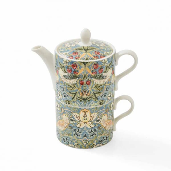 Spode The Original Morris and Co - Strawberry Thief Tea For One