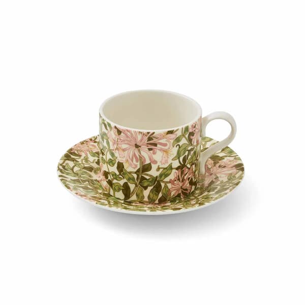 Spode The Original Morris and Co - Teacup and Saucer Honeysuckle