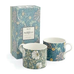Spode The Original Morris and Co - Seaweed Set Of 2 Mugs