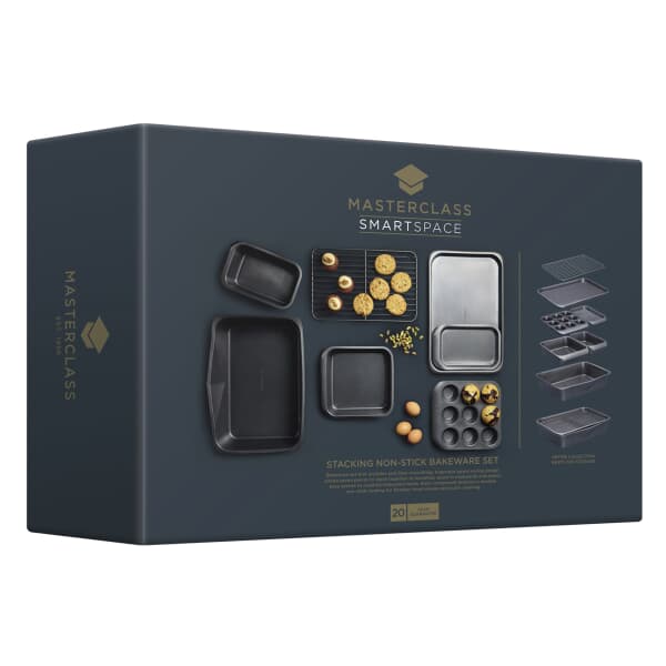 MasterClass Smart Space 7 Piece Stacking Non-Stick Baking and Roasting Set
