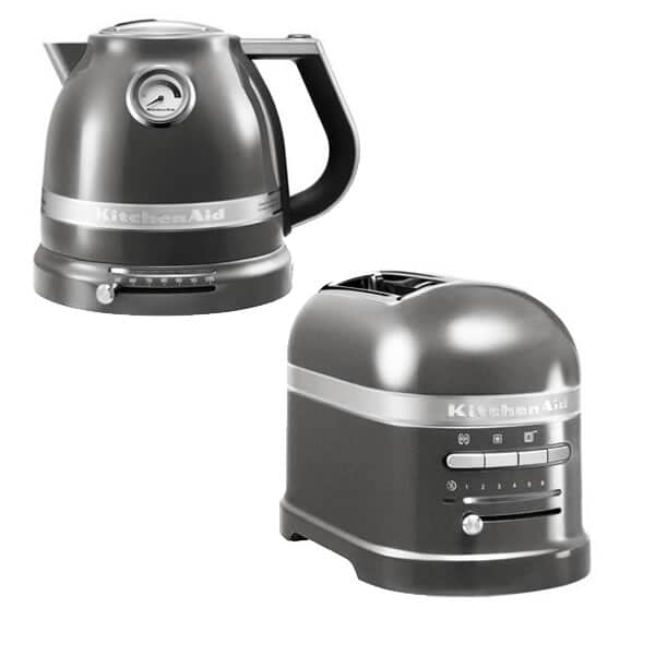 Kitchenaid Artisan Kettle And 2 Slot Toaster Medallion Silver This Item Is Curly Out Of Stock We Do Not Know When Will Be Available For Purchase Brand Kitchenaid Id Medallion
