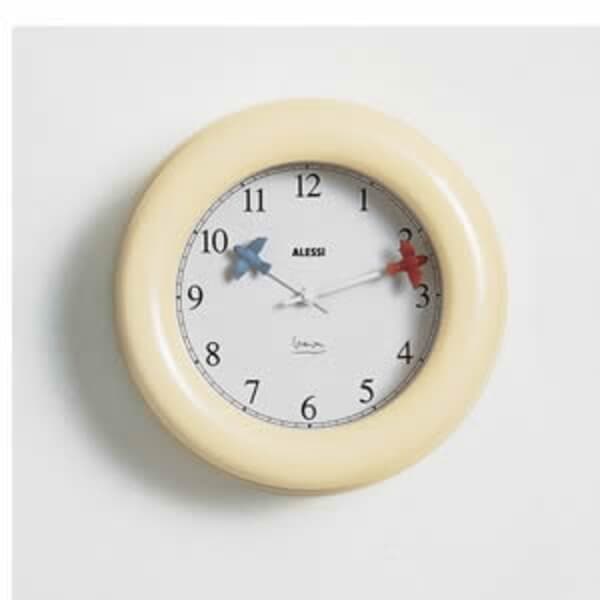 Alessi Michael Graves Wall Clock Ivory