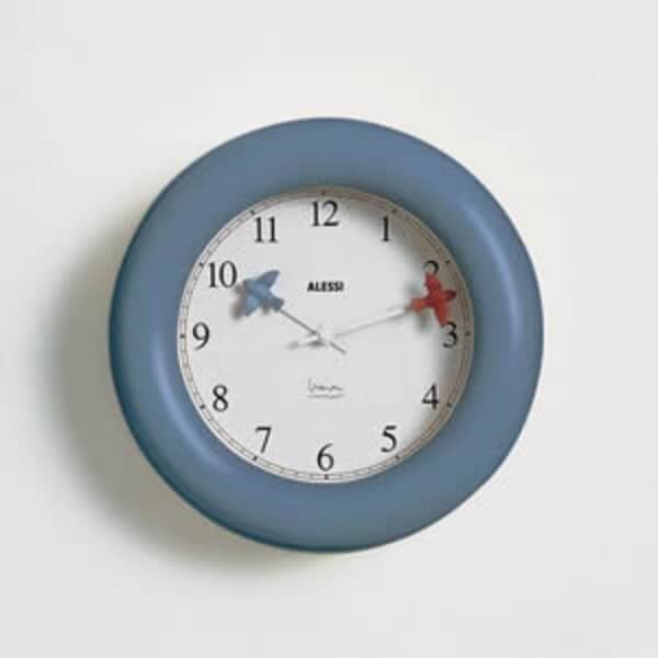 Alessi Michael Graves Wall Clock Blue