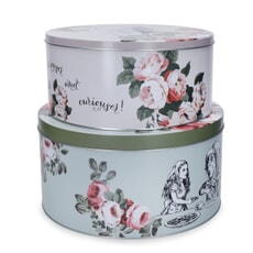 Mikasa and the V&A Alice In Wonderland Cake Tins Set of 2