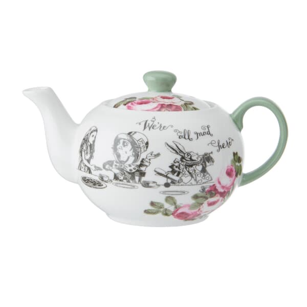 Mikasa and the V&A Alice In Wonderland Bone China Mini Teapot 400ml