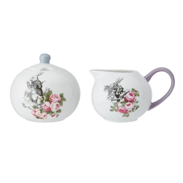 Mikasa and the V&A Alice In Wonderland Bone China Sugar Bowl And Creamer 20