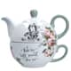 Mikasa and the V&A Alice In Wonderland Bone China Tea for One Teapot and Cu