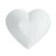 Mikasa Chalk Porcelain Heart Small Serving Bowl 13cm White