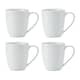 Mikasa Chalk 4-Piece Porcelain Mug Set