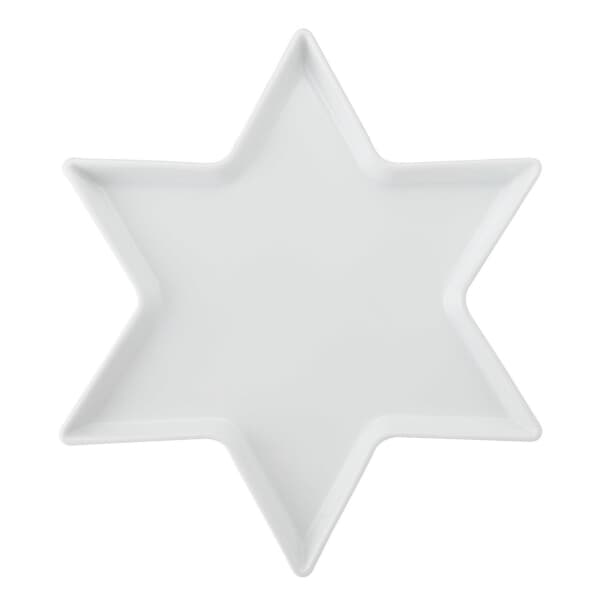 Mikasa Chalk Star Porcelain Serving Platter White 30cm