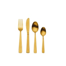 Mikasa Gold-Coloured Cutlery Set in Gift Box Stainless Steel 16 Pieces