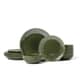 Mikasa Jardin 12-Piece Stoneware Dinner Set Green