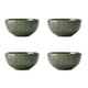 Mikasa Jardin 4-Piece Stoneware Dip Bowl Set 10cm Green