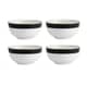 Mikasa Luxe Deco 4-Piece China Cereal Bowl Set 14cm