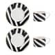 Mikasa Luxe Deco China Tea Cups and Saucers Geometric Stripe Set of 2 200ml