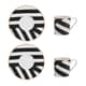 Mikasa Luxe Deco China Espresso Cup and Saucer Stripe Set of 2 100ml