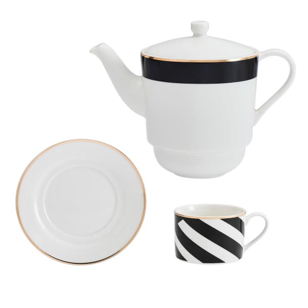 Mikasa Luxe Deco China Tea for One Set