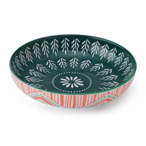 Mikasa Folk Pattern Stoneware Bowl 21 cm