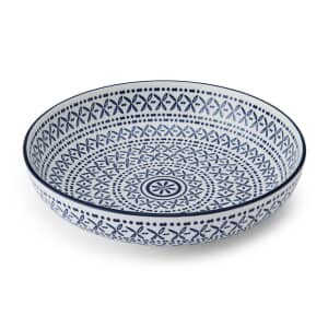 Mikasa Blue Mediterranean Stoneware Bowl 21 cm