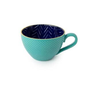 Mikasa Indigo Chevron Stoneware Mug 330ml