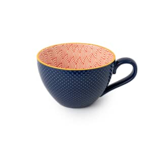 Mikasa Red and Blue Arc Stoneware Mug 330ml