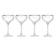 Mikasa Sorrento 4-Piece Crystal Coupe Glass Set 350ml