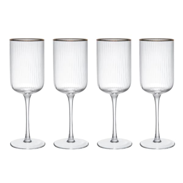 Mikasa Sorrento 4-Piece Crystal Red Wine Glass Set 450ml
