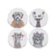 Mikasa Tipperleyhill Scallop-Shaped Coasters Set of 4 12cm