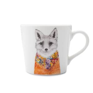 Mikasa Tipperleyhill Fox Print Fine China Mug 380ML