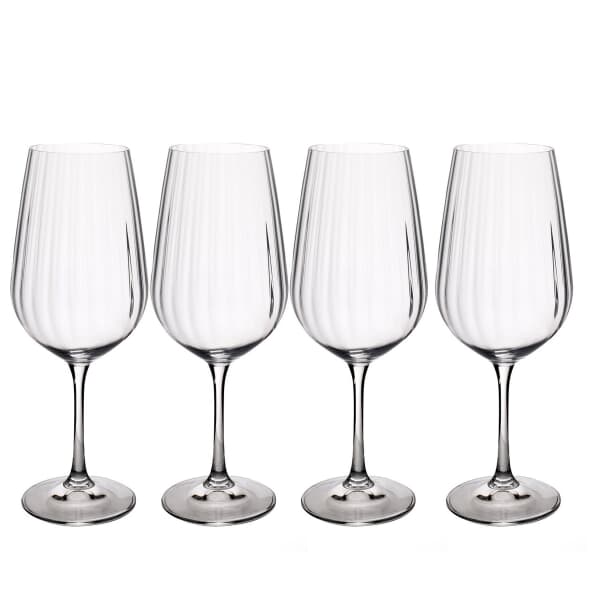 Mikasa Treviso 4-Piece Crystal Red Wine Glass Set 600ml